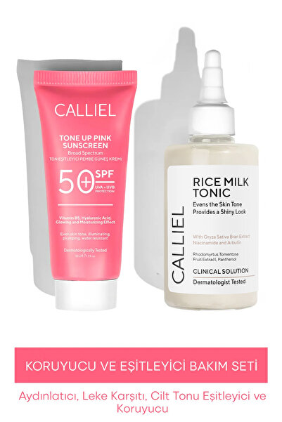 CALLİEL Ton Eşitleyici, Leke Karşıtı ve Koruma Etkili Bakım Seti