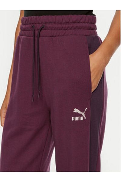 Puma Women's Sweatpants 626798 Burgundy, Black