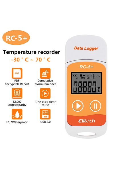 Choice RC-5 plus High Precision Data Recorder RC-4/4HC/5/5+/GSP-6 Digital Temperature Humidity Logger Inter