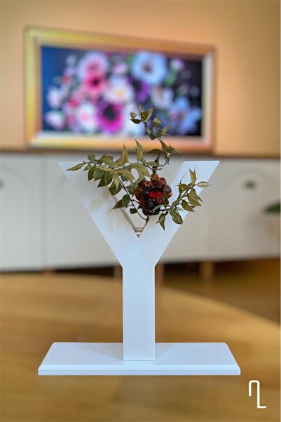 Tasarım Y Harfi Cam Tüp Uyumlu Vazo