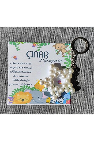 HEN GSM 15 adet inci yıldız anahtarlık nikah düğün kına nişan sünnet hafizlik