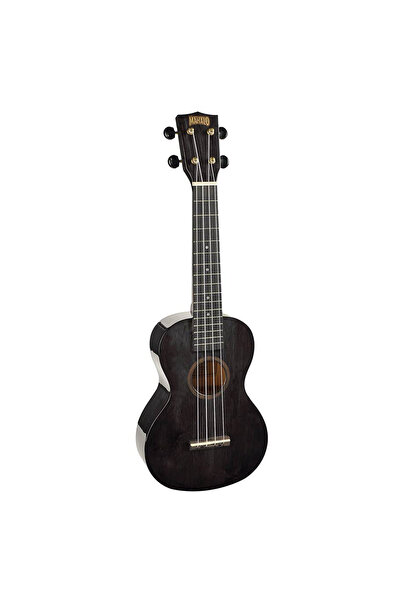 Mahalo MH2TBK Set ukulele concert negru transparent, husa, 3 pene
