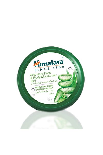 Himalaya جل مرطب للوجه والجسم بخلاصة الصبار 300 مل، ترطيب مهدئ لإصلاح البشرة والعناية اليومية
