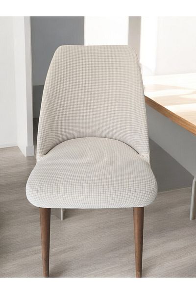 NEFİS HOME Husă pentru scaun ovală Buyok, husă pentru scaun din lycra, lavabilă, elastică 1 bucată