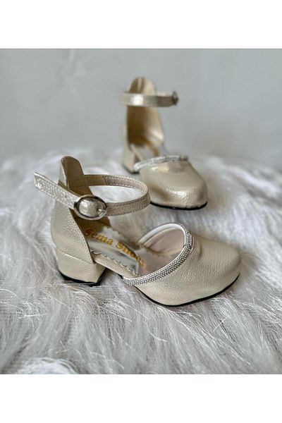 Gala Stone Detailed Children's Heels.
