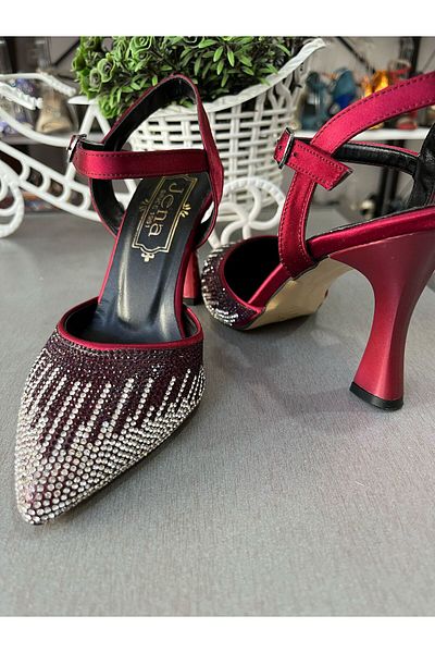 JENA 7.5 cm Thick Galler Heel Ebruli Color Transition Very Stylish-Very Stylish Evening Dress Shoes
