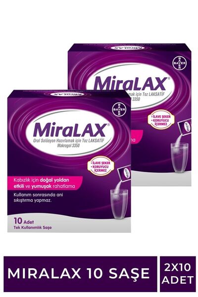 Miralax 10 Saşe 2 Adet