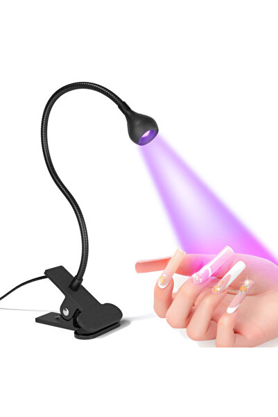 Choice1 مجفف أظافر أسود، مصباح أظافر بالأشعة فوق البنفسجية بطول موجة 395 نانو...
