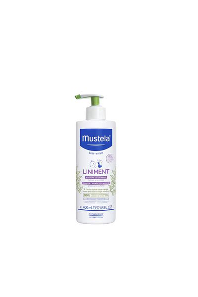 Mustela Emulsie de curățare a pielii pentru scutec, Mustela Liniment, 400 ml