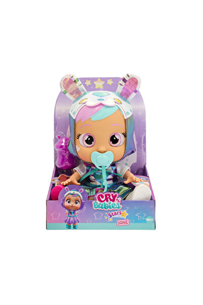 Cry Babies ستارز جين، دمية تفاعلية تعمل بالبطارية، تُصدر أكثر من ١٠ أصوات واقعية للأطفال