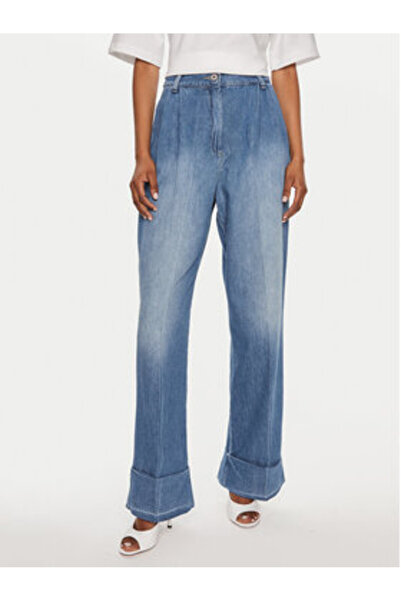 please Women's Jeans P2V7CMXNOS Blue