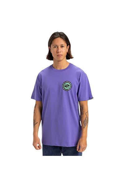 Quiksilver Circle Back Men's Purple T-Shirt Men's T-Shirt Eqyzt08054
