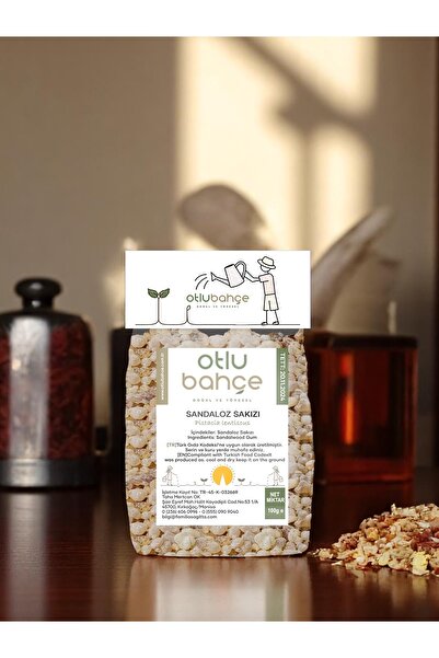 Organik Teyze Sevinç Teyze Sandaloz Sakızı, Sandalwood Gum 100g.