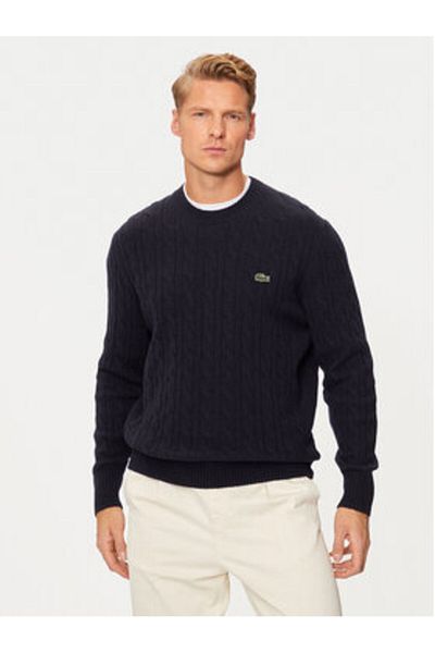 Lacoste Pulover bărbătesc AH2924 bleumarin