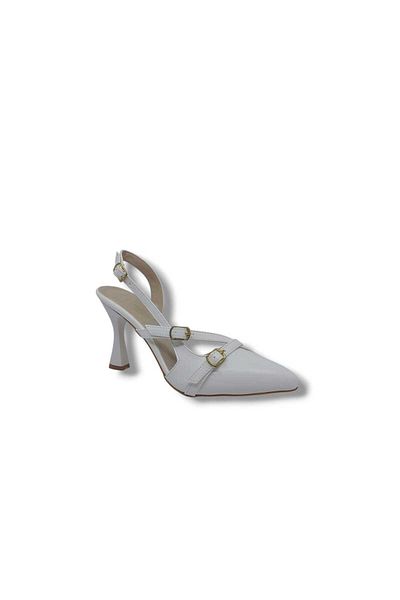 Zerhan 106 Women's White Heeled Shoes