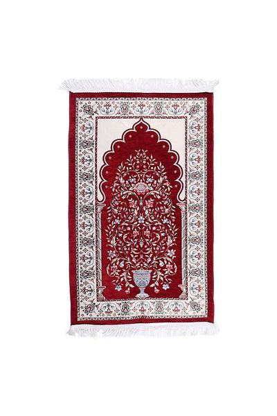 MANASEK Flower Pot Polyester Prayer Mat (68 X 115 Cm)