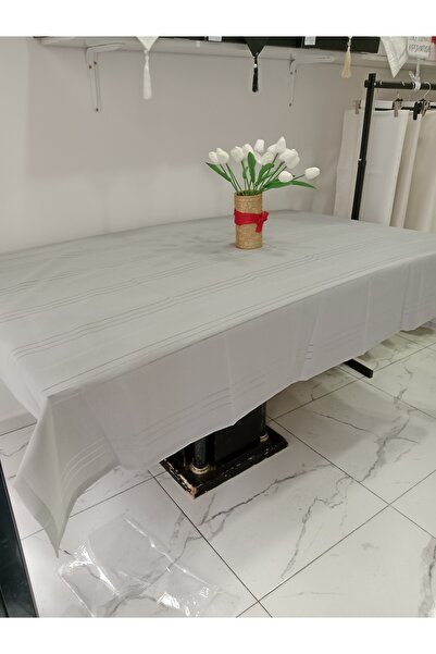 Elisam Worry-Free Stain-Resistant Tablecloth (Sweet Gray)