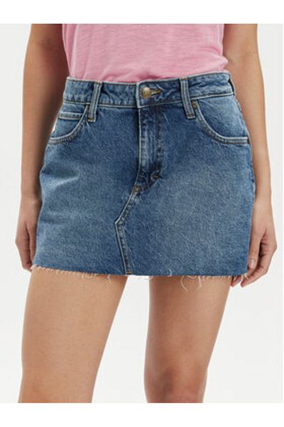 Lee Fustă din denim pentru femei 112349008 albastră