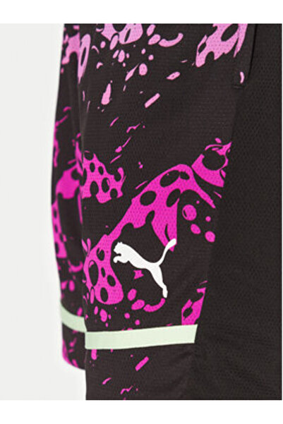 Puma Pantaloni scurți sport pentru bărbați 631671 Negru, Mov