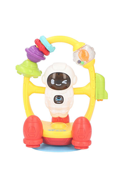 OEM Jucarie interactiva pentru bebelusi, Astronaut rotativ cu sunete lumini, ...