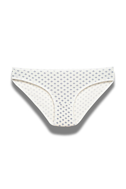 BEGBOR LİNGERİE Begbor Women's 5-Piece Cotton Slip Panties Set – "Mon Chéri" Navy Blue Series