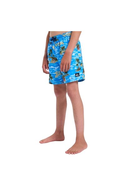 Quiksilver Everyday Straight Volley Yth14 Boy Blue Volley Short Boy