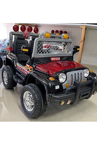 modabebekler Aliş Mega Çift Kişilik 12 Volt Uzaktan Kumandalı Akülü Araba / Jeep