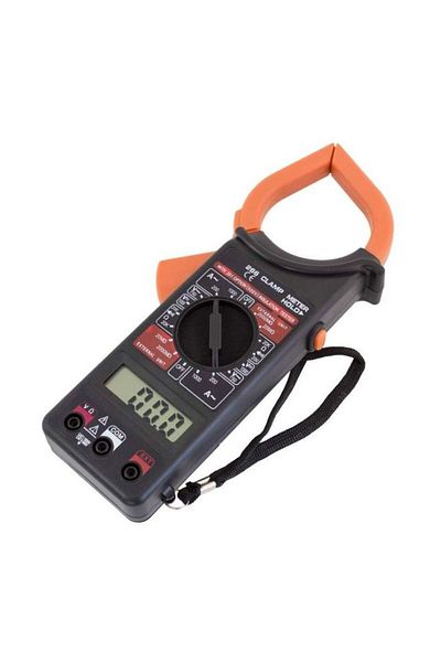 OEM Clampmetru electronic DT-266, functia Hold, cabluri incluse, 225 x 90 x 35 mm, negru/portocaliu