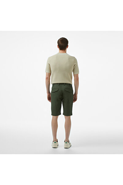 Lacoste Erkek Tapered Fit Haki Bermuda Şort
