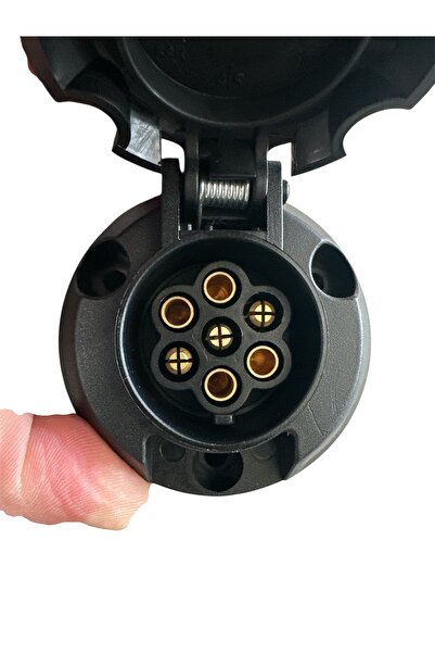 gcstore 1 Adet 7 Pinli Römork ve Çekme Karavan 7li Fişi Dişi Taraf AL-SA Plastik