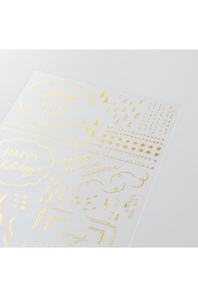 Midori Transfer Foil Sticker Decal - Daily Life