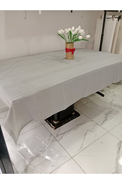 Elisam Worry-Free Stain-Resistant Tablecloth (Sweet Gray)