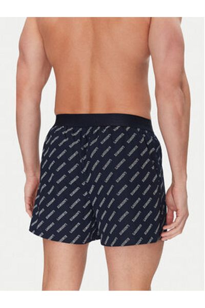 Lacoste Men's Set of 3 pairs of boxers 7H2387 White, Navy blue