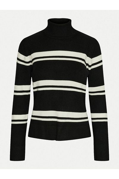PIECES Women's Turtleneck 17150678 Black