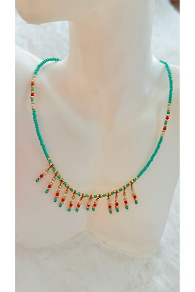 GM TAKI قلادة فيروزية إيقاع بوهيمية