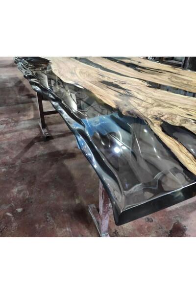 GLARESIN CLEAR EPOXY RESIN ULTRA ŞEFFAF 3 kg KALIN DÖKÜM ( 4-7 cm ) Masa Sehpa Sanatsal Büyük Obje Parlak Epoksi Reçine Kıt
