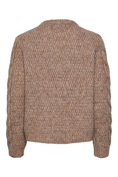 PIECES Women's Sweater 17140372 Brown