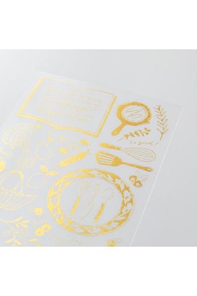 Midori Transfer Foil Sticker Decal - Menu