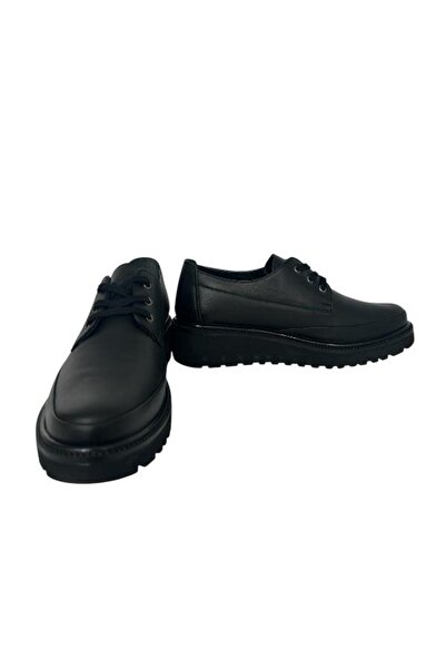 KEMAL TANCA 852 5226 KADIN HAKİKİ DERİ DOLGU TOPUKLU CASUAL AYAKKABI