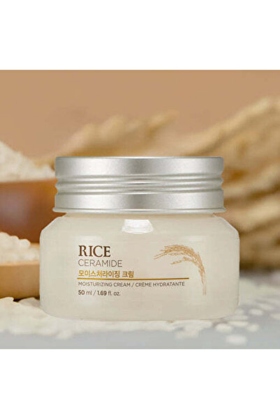 The Face Shop كريم الأرز والسيراميد|| للترطيب العميق ||50 مل