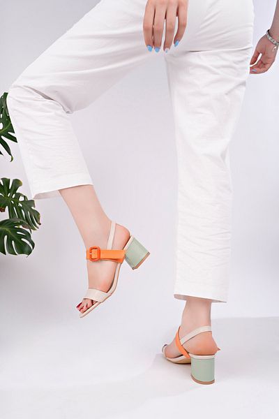 pasyone Pantofi cu toc eleganti de zi cu zi pentru femei colorate