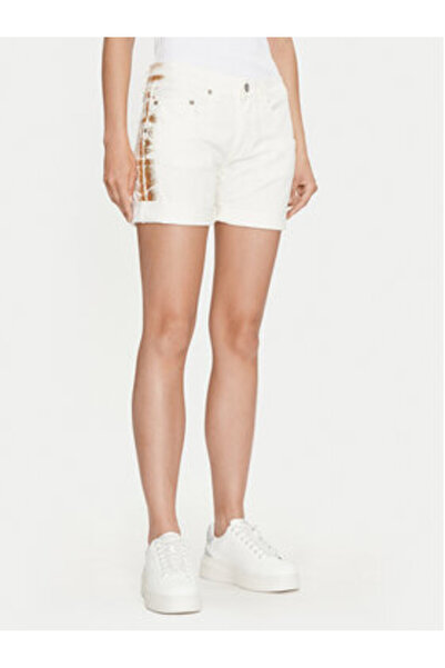 please Pantaloni scurți din denim pentru femei D0G8CV9W8L ecru