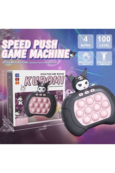 sallma Interactive Pop-It Console, anti-stress, with sounds and lights, Kuromi shape