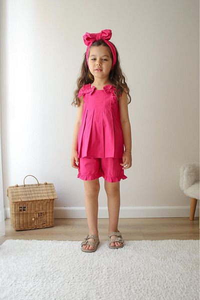 Elidabutik Pile Bow Detailed Suit