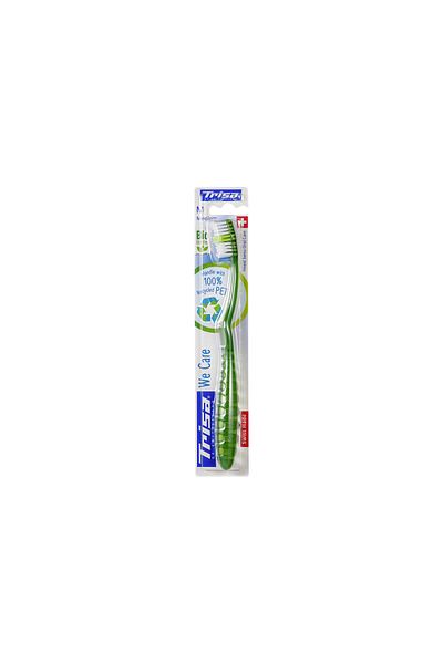 Trisa We Care Medium Ecological Manual Toothbrush 683264 Green