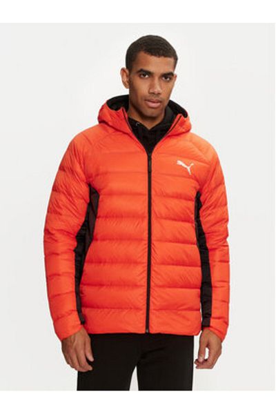 Puma Jachetă de puf pentru bărbați 849355 portocalie