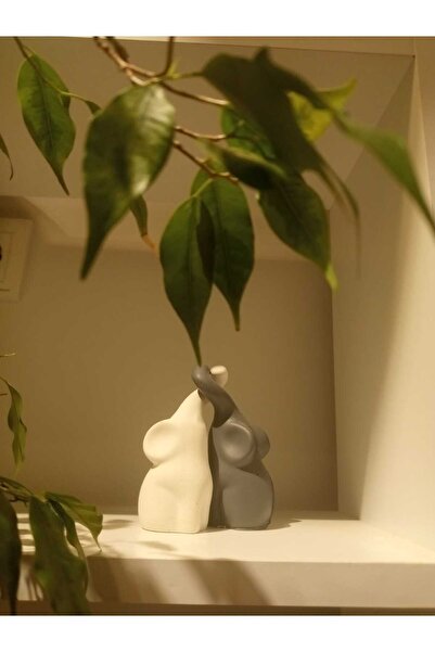 EYA STUDİO 2 li Fil Biblosu- Birbirine Sarılan Filler