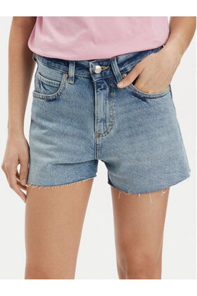 Lee Pantaloni scurți din denim pentru femei 112350142 albaștri