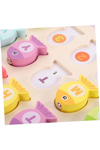 OEM Magnetic fishing game, Montessori, Alphabet and Bees
