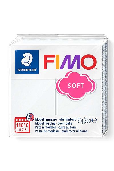 Bafimo FIMO Soft Modeling Clay 57g White